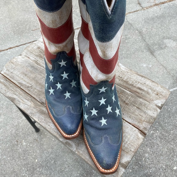 Roper Patriotic Western Boots - Picture 2 of 7